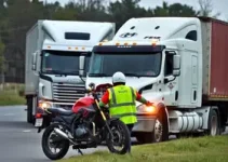 motociclista ferido acidente caminhão Contorno Norte