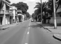 Rua que parece 'paredão'