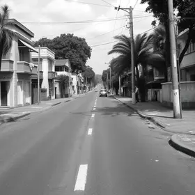 Rua que parece 'paredão'