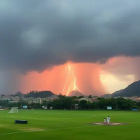 Tempestade e granizo