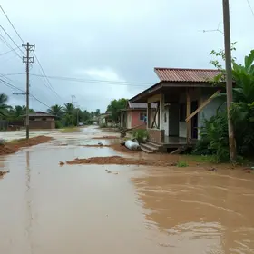 enxurrada de lama
