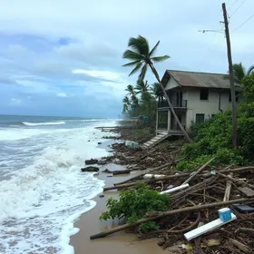 Almirante Tamandaré marcas do temporal
