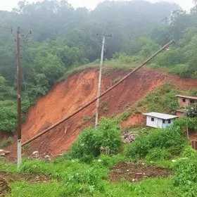 deslizamento de terra