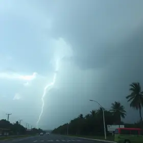 INMET emite alerta de tempestade