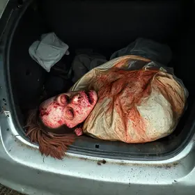 cabeça encontrada em bolsa