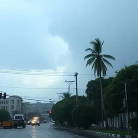 alerta laranja de tempestade