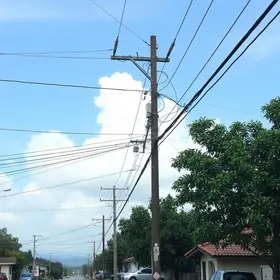 queda de poste