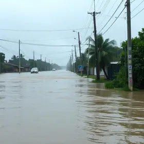 alagamentos em Almirante Tamandaré