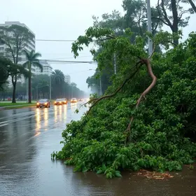 temporal em Curitiba