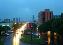 chuva intensa em Curitiba