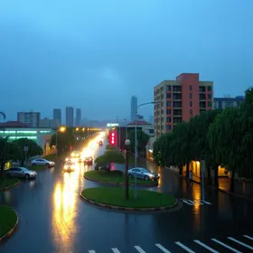 chuva intensa em Curitiba