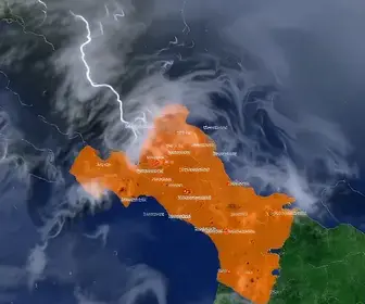 alerta laranja de tempestade