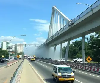 viaduto na Grande Curitiba