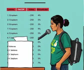 votação no FACOP em Almirante Tamandaré
